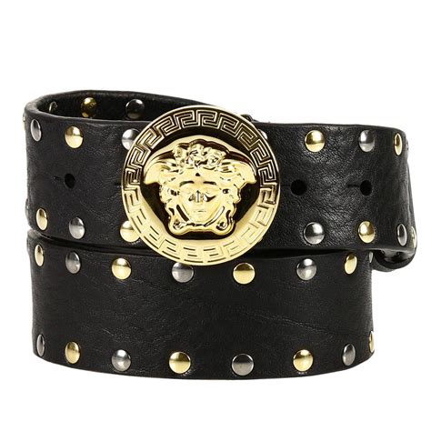 gold versace belt men|Versace belt price.